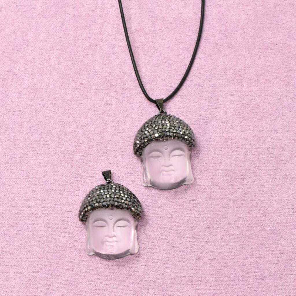 Bergkristall Halskette Buddha – Bewusstsein & Innenschau