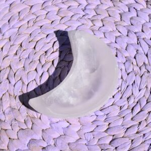 Selenit Schale "Mond" – Licht & innere Ruhe - groß