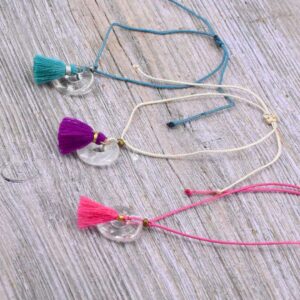 Bergkristall Mini Donut Armband – klare Energie für Licht und Erkenntnis