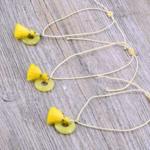 Citrin Mini Donut Armband – Sonnenglanz für Lebensfreude und Leichtigkeit