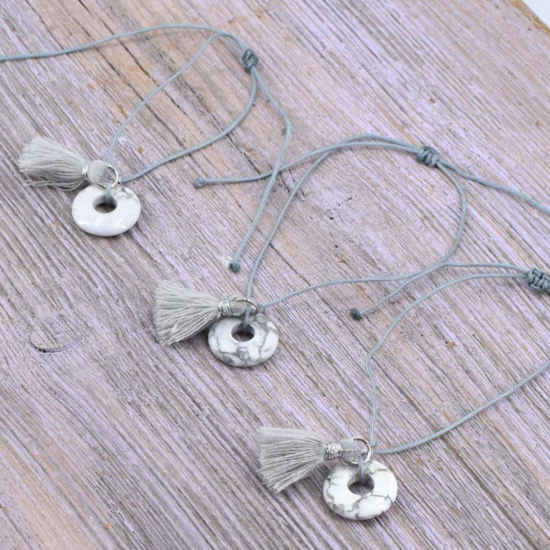 Magnesit Mini Donut Armband – sanfte Ruhe für Herz und Gedanken – Bild 3