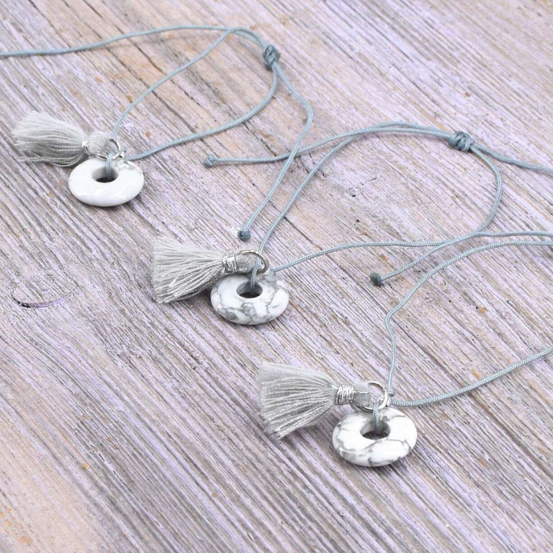 Magnesit Mini Donut Armband – sanfte Ruhe für Herz und Gedanken