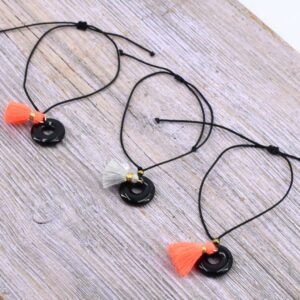 Onyx Mini Donut Armband – innere Stärke und Schutz aus deiner Mitte