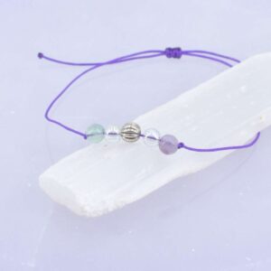 Oktober Geburtsstein Armband – Weite & neue Perspektiven | Angel Aura & Regenbogen-Fluorit