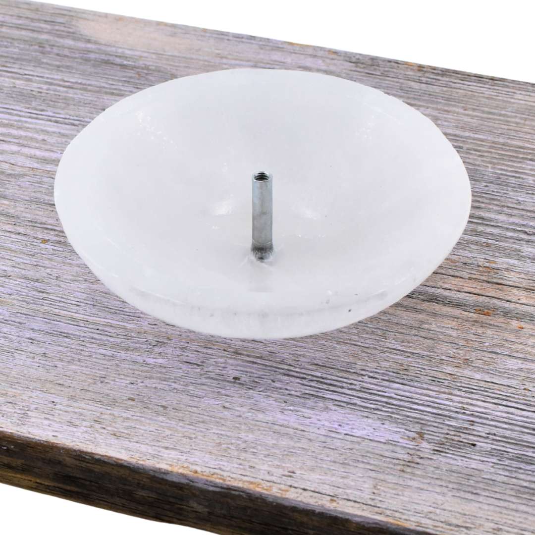 Selenit Räucherstäbchenhalter – eine Schale, die dein Ritual trägt – Bild 6