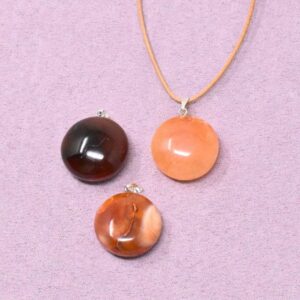 Karneol Halskette Freiform-Anhänger – deinen eigenen Weg gehen