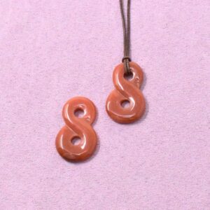 Karneol Halskette Unendlichkeitszeichen – Vertrauen & innere Stärke