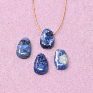 Sodalith Halskette Tropfen-Anhänger – Gefühle befreien & dir selbst treu bleiben