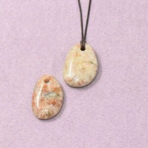 Sonnenstein Halskette Freiform-Anhänger – Selbstvertrauen & neue Energie