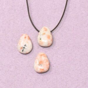 Sonnenstein Halskette Tropfen-Anhänger – Hoffnung & Herzenswärme