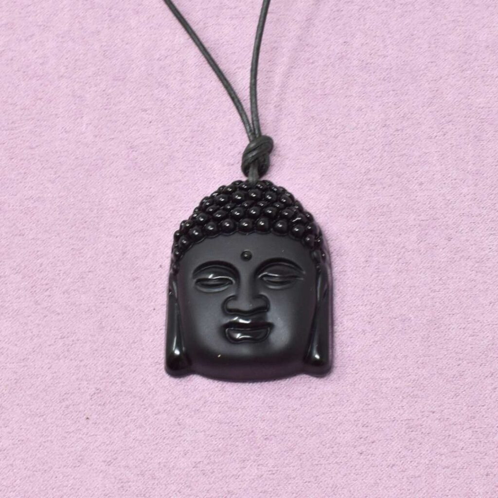 Onyx Halskette Buddha-Anhänger – innere Ruhe & bewusste Präsenz