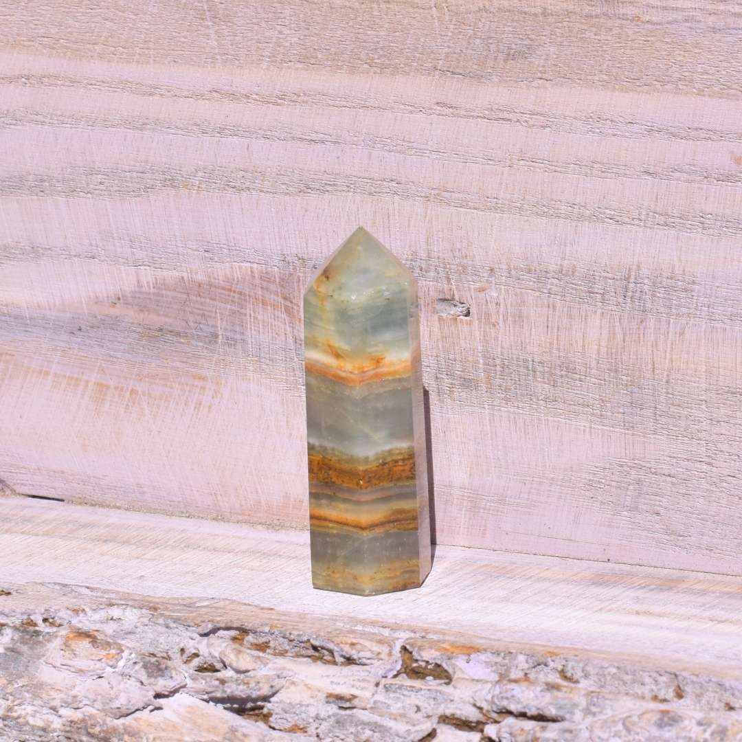 Blauer Aragonit Turm – Klarheit, die sich öffnet – Bild 4