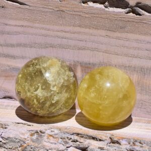 Citrin Kugel – Sonne in deiner Hand