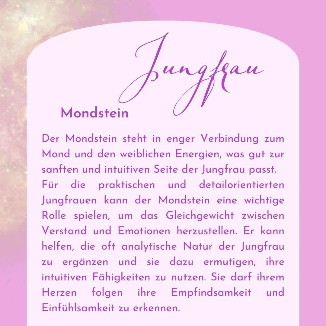 Jungfrau - Kraftsteine - Set - Wunsch Traum Manufaktur