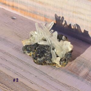 Onyx Freiform mit Bergkristall